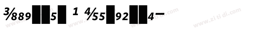 Whitney A Semibold字体转换